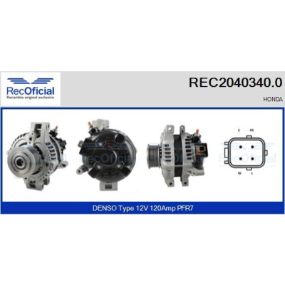 Alternatore RECOFICIAL REC2040340.0