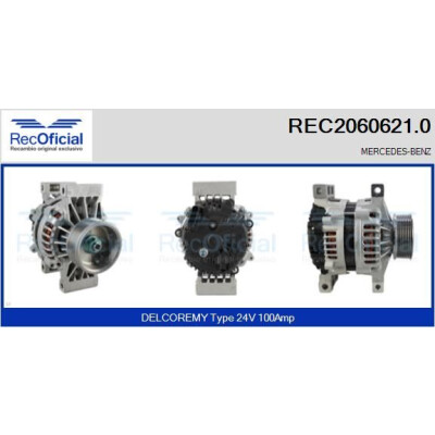 Alternatore RECOFICIAL REC2060621.0