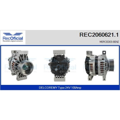 Alternatore RECOFICIAL REC2060621.1