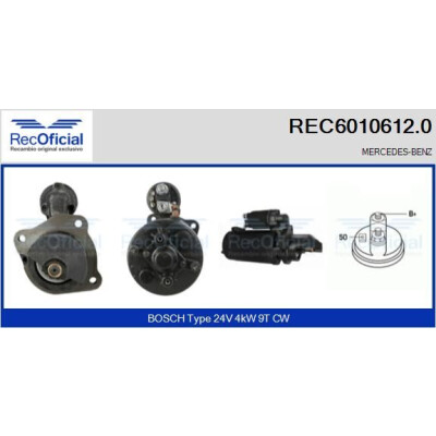 Motorino di avviamento RECOFICIAL REC6010612.0