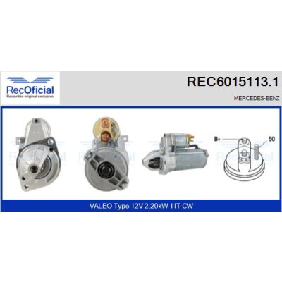 Motorino di avviamento RECOFFICIAL REC6015113.1