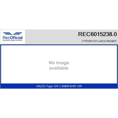 Motorino di avviamento RECOFICIAL REC6015238.0