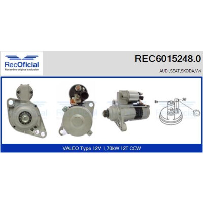 Motorino di avviamento RECOFICIAL REC6015248.0