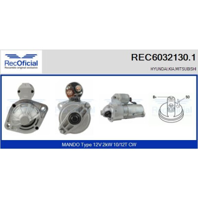 Motorino di avviamento RECOFICIAL REC6032130.1
