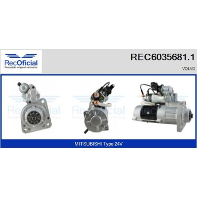 Motorino di avviamento RECOFICIAL REC6035681.1