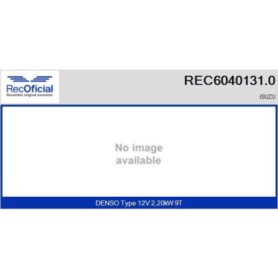 Motorino di avviamento RECOFICIAL REC6040131.0