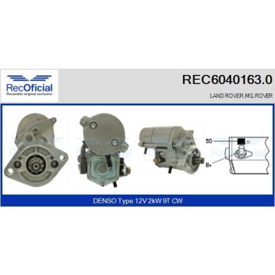 Motorino di avviamento RECOFICIAL REC6040163.0