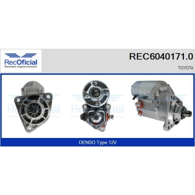 Motorino di avviamento RECOFFICIAL REC6040171.0