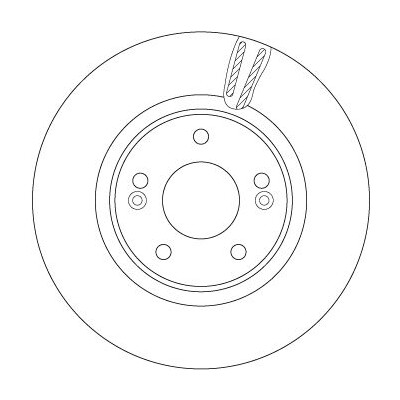 Disco freno TRW DF6497S
