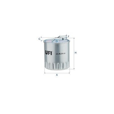 Filtro carburante UFI 24.A24.00