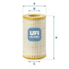 Filtro olio UFI 25.059.00