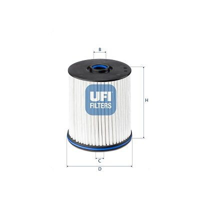 Filtro carburante UFI 26.E2X.02