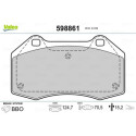 Kit pastiglie freno VALEO 598861