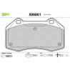 Kit pastiglie freno VALEO 598861