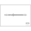Flessibile del freno CORTECO 19025876