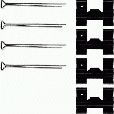 Kit accessori, pastiglie freno HELLA 8DZ 355 206-511