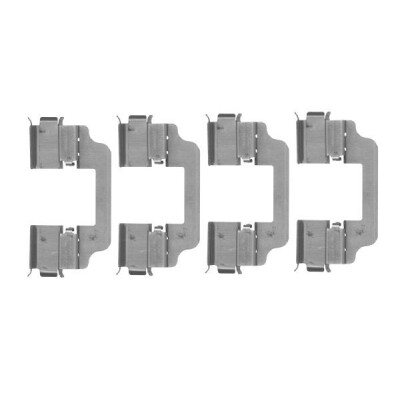 Kit accessori, pastiglie freno HELLA 8DZ 355 207-051