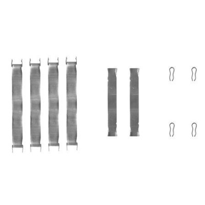Kit accessori, pastiglie freno HELLA 8DZ 355 206-591