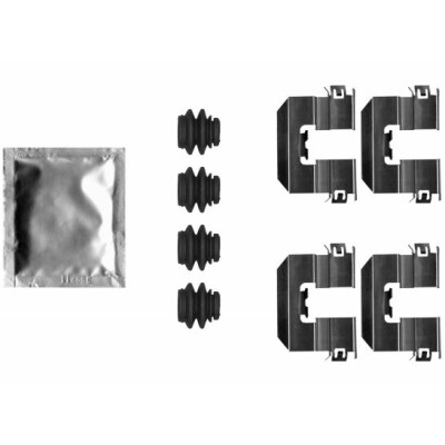 Kit accessori, pastiglie freno HELLA 8DZ 355 207-161