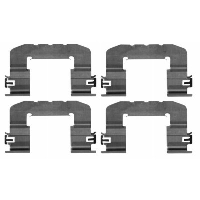 Kit accessori, pastiglie freno HELLA 8DZ 355 205-701