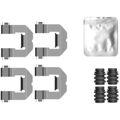 Kit accessori, pastiglie freno HELLA 8DZ 355 207-131