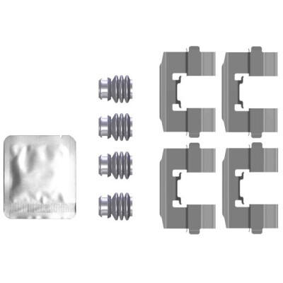 Kit accessori, pastiglie freno HELLA 8DZ 355 205-761