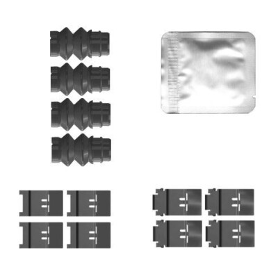 Kit accessori, pastiglie freno HELLA 8DZ 355 207-041