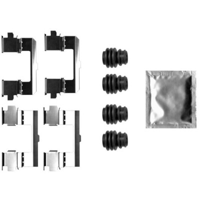 Kit accessori, pastiglie freno HELLA 8DZ 355 206-451
