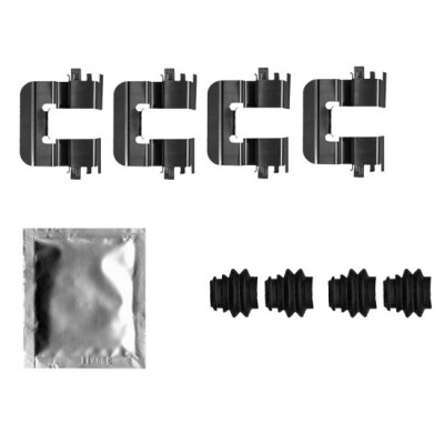 Kit accessori, pastiglie freno HELLA 8DZ 355 206-401