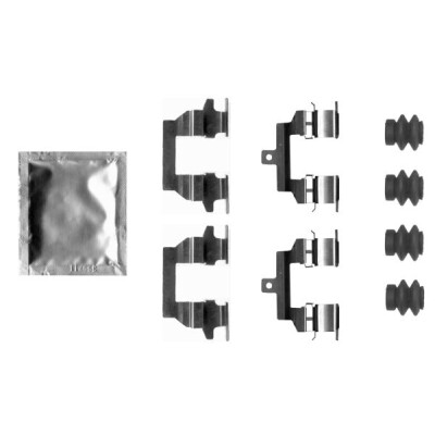 Kit accessori, pastiglie freno HELLA 8DZ 355 206-361