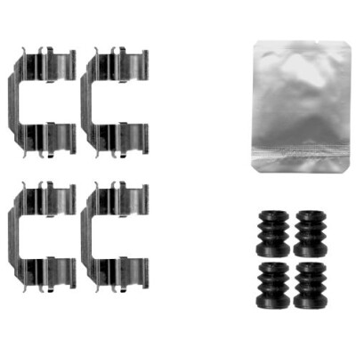 Kit accessori, pastiglie freno HELLA 8DZ 355 206-891