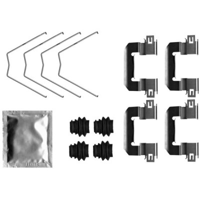 Kit accessori, pastiglie freno HELLA 8DZ 355 205-741