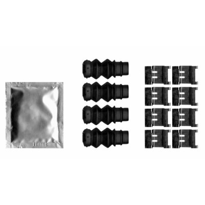 Kit accessori, pastiglie freno HELLA 8DZ 355 206-631