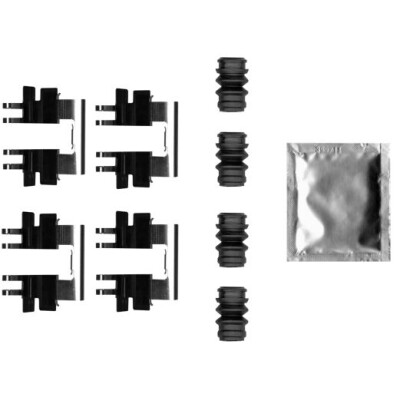 Kit accessori, pastiglie freno HELLA 8DZ 355 206-531