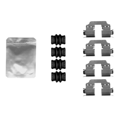 Kit accessori, pastiglie freno HELLA 8DZ 355 206-351