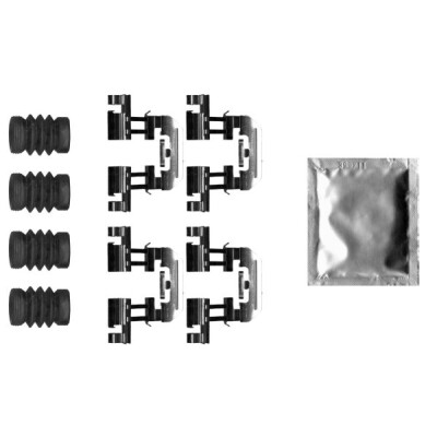 Kit accessori, pastiglie freno HELLA 8DZ 355 207-251
