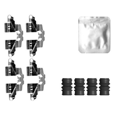 Kit accessori, pastiglie freno HELLA 8DZ 355 207-121