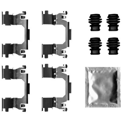Kit accessori, pastiglie freno HELLA 8DZ 355 207-341