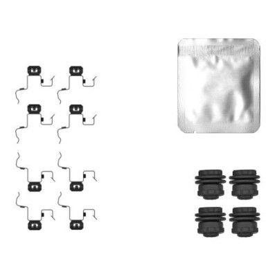 Kit accessori, pastiglie freno HELLA 8DZ 355 207-081