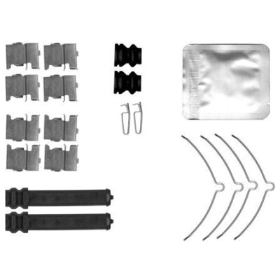 Kit accessori, pastiglie freno HELLA 8DZ 355 207-421
