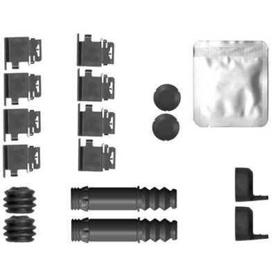 Kit accessori, pastiglie freno HELLA 8DZ 355 207-411