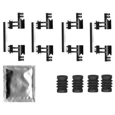 Kit accessori, pastiglie freno HELLA 8DZ 355 207-171