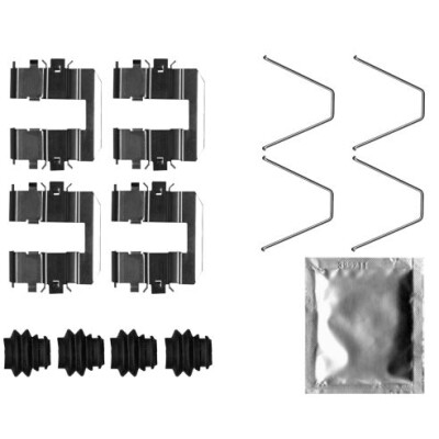 Kit accessori, pastiglie freno HELLA 8DZ 355 205-781