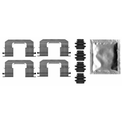 Kit accessori, pastiglie freno HELLA 8DZ 355 206-701