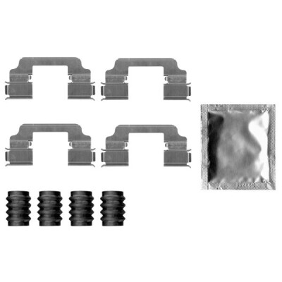 Kit accessori, pastiglie freno HELLA 8DZ 355 207-331