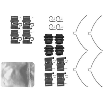 Kit accessori, pastiglie freno HELLA 8DZ 355 206-781