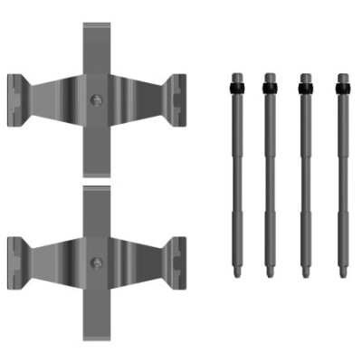Kit accessori, pastiglie freno HELLA 8DZ 355 206-441