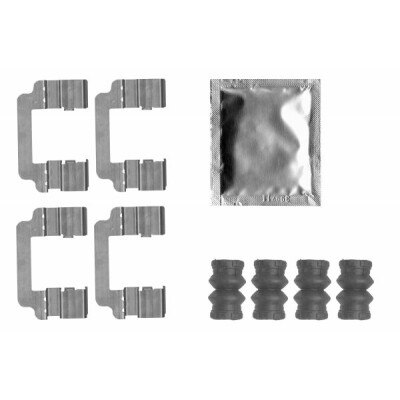 Kit accessori, pastiglie freno HELLA 8DZ 355 206-831