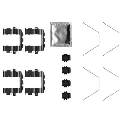 Kit accessori, pastiglie freno HELLA 8DZ 355 206-311