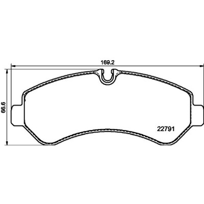 Kit pastiglie freno HELLA 8DB 355 039-131